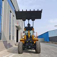 Nouvelle conception, modèle chinois HZM957, chargeuse sur pneus articulée 5T 4x4, chargeuse de chantier lourde
