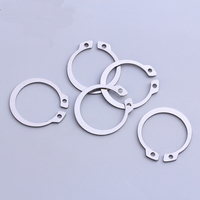 Custom Stainless Carbon Steel Self Lock Oval Washers Black Oxide DIN471 External Spiral Circlips Shaft Retaining Rings Snap Ring