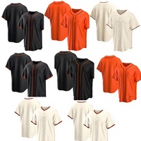 Camiseta de Béisbol Infantil de Moda al por Mayor, Nueva Temporada, Bordada, Antibacteriana, 100% Poliéster