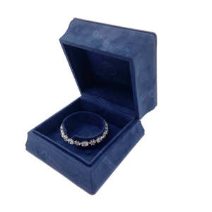 Caja de Joyería de Anillo de PU Afelpada con Cierre de Hebilla de Lujo, Ecológica, con Logotipo Impreso Personalizado - Product Image 5