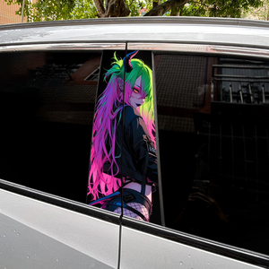 Pegatina Universal Cool <span class=keywords><strong>Girl</strong></span> para ventana de coche, Pilar B, envoltura de vinilo, accesorios para carrocería de coche, calcomanías decorativas, pegatinas para coches, SUV, Jeep - Product Image 5