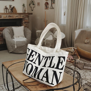 Bolsos de hombro de lona al por mayor de alta calidad, gran capacidad y duraderos, bolsos de mano de mujer con diseño <span class=keywords><strong>Retro</strong></span> INS reciclado - Product Image 1