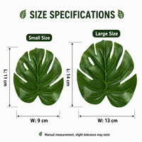 Ensemble de feuilles en plastique décoratives avec ventouse pour habitat de grenouille des bois, tortue, reptile, amphibie, cachettes, plantes de terrarium