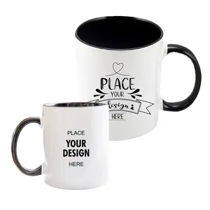 Melhor Preço de Venda Personalizado 11oz Preto Inner Mug Printing Seria Terrific Como Um Presente ou para Uso Pessoal