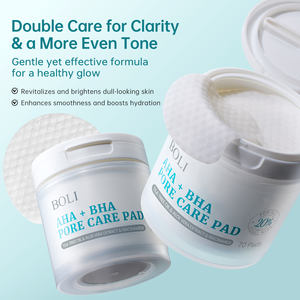 Tampons de réjuvénation à l'acide salicylique en gros, marque privée, tampons en coton biologiques pour le nettoyage en profondeur, exfoliants, contrôle de l'acné du <span class=keywords><strong>visage</strong></span> - Product Image 4