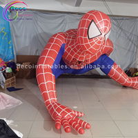 Design personnalisé dessin animé gonflable géant super man à vendre