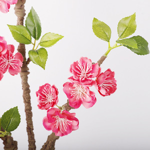 QIHAO Branches de fleurs de prunier en mousse bleues, haute simulation, pour décoration de mariage et de maison - Product Image 4