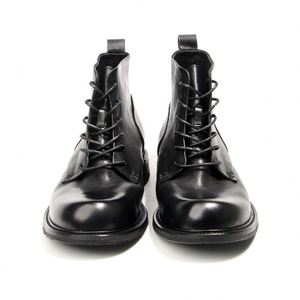 Stylish Men's Genuine <b>Leather</b> <b>Boots</b> Slip-On Height Increasing Autumn Italian Handmade <b>Work</b> <b>Boots</b> - Product Image 2