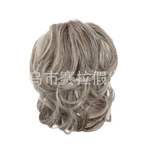 Chignon bouclé pour femme, style européen-américain, avec pince à cheveux, imitation queue de cheval, aspect naturel et volumineux, en fibre haute température - Product Image 5