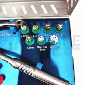 Kit d'expansion osseuse dentaire, instruments chirurgicaux de perçage pour sinus lift et implantation, osseotome, classe I, certifié CE, Vaslcare - Product Image 2