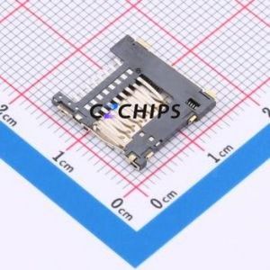 ZX-TF-481.4J SD Card / Memory Card Connector SMD Connector Self-Return Type MicroSD Card (TF Card) Card Holder 1.6mm - Product Image 2