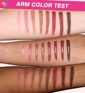 Crayon à lèvres double embout en <span class=keywords><strong>feutre</strong></span>, végétalien, waterproof, longue tenue, fini mat, sans cruauté, teinte marron foncé, marque privée, contour des lèvres - Product Image 4