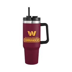 Vaso Térmico Personalizado con el Logotipo Principal de los Tennessee <span class=keywords><strong>Titans</strong></span>, con Tapa y Pajita, 40 oz, para Oficina, Auto, Café - Product Image 2