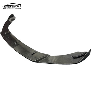 Divisor delantero de labio de parachoques delantero de fibra de carbono de alta calidad Ghibli para Maserati Ghibli 2018-2023 - Product Image 5