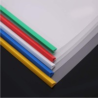 Haut standard de qualité A4 taille barre coulissante en plastique transparent Poly dossier de documents PP fichiers couverture de rapport