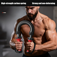 Barre de musculation à résistance à ressort réglable pour la force des bras, la force de préhension et l'entraînement des muscles pectoraux, équipement de fitness.