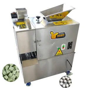 Dough ball extruder and cutting bread dough rounder and divider machine