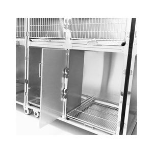 <span class=keywords><strong>Chenil</strong></span> en acier inoxydable de type combiné à 9 portes à trois couches de style classique <span class=keywords><strong>pour</strong></span> chiens dans les cliniques vétérinaires ou les hôpitaux <span class=keywords><strong>pour</strong></span> animaux - Product Image 6