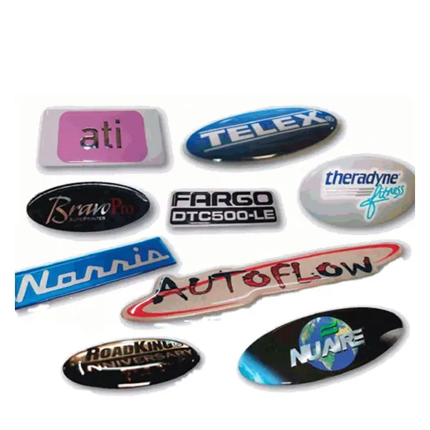 Stiker Kubah Epoksi 3d Motif Label Tahan Air Desain Grosir