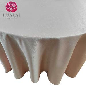 B062-120 pollici rotondi crush fantasia in poliestere jacquard tessuto floreale tovaglia protezione decorazione per festa di nozze - Product Image 2