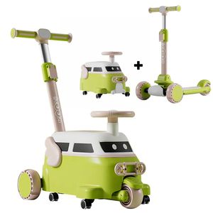 Nuevo scooter 3 en 1 a la venta, andador para bebés, coche de equilibrio para niños, scooter de pedal de 3 ruedas para niños con luces LED Flash y música - Product Image 1