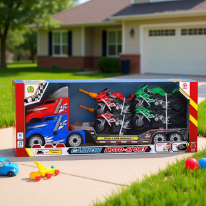 Camión de motocross con luces y sonidos, movimiento de 3 toneladas, para niños mayores de 3 años - Product Image 3