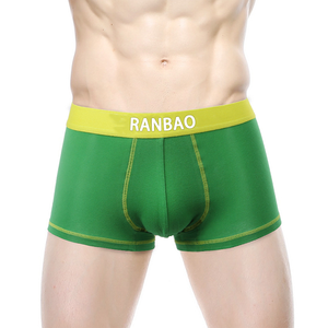 Hot Sale New Arrival Gerippte Big Bulge Passion Herren Slips & Boxer Klassische solide reife männliche Penis unterwäsche - Product Image 5