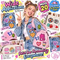Patch brodé Y2K en gros, style Kawaii Kitsch, motifs Cœur, Papillon, Arc-en-ciel, Disco, Mignon, à thermocoller ou à coudre