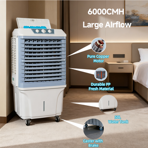 Giá quạt làm mát không khí bằng nước mini công nghiệp di động ngoài trời 6000cmh dùng cho hộ gia đình và văn phòng - Product Image 3