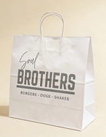 Sacs shopping en papier kraft personnalisés avec logo, recyclables, pour vêtements, cosmétiques, emballage de détail, OEM ODM, vente en gros d'usine
