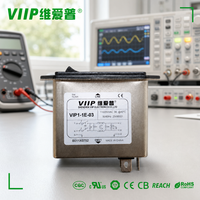 Filtre anti-bruit EMI pour entrée IEC VIP1-1E-03 B011X0752 3A 115/250VAC avec fusible intégré et interrupteur, filtre CEM pour ligne d'alimentation électronique