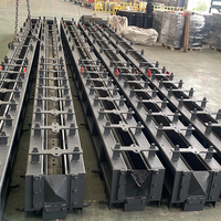El tamaño se puede personalizar Telecom Square Concrete Pole Mold Making Machine Production Line