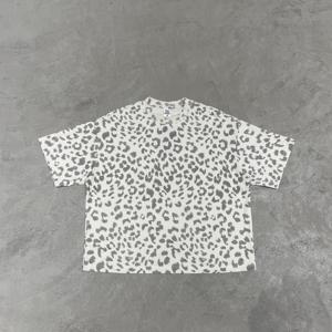 Camiseta de Hombre de Algodón Tejido de 285g, Manga Corta, Estampado de Salpicaduras de Pintura, Secado Rápido, Transpirable, Absorbe la Humedad, Estilo Urbano, Talla Grande - Product Image 1