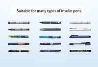 Étui de rangement pour stylo à insuline Jinhe JHL de haute qualité, portable, étanche, en EVA écologique, avec fermeture à glissière, pour une utilisation en extérieur