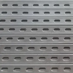 41*41 41*21mm Galvanized Photovoltaic Slotted Strut c Channel Steel Purlin Solar Mounting System Profile for PV System - Product Image 4