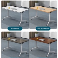 Silla de Oficina Plegable Móvil con Diseño Modular y Estilo Moderno para Mesas de Conferencia, Capacitación, Reuniones y Escuelas