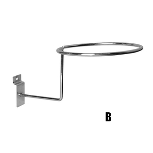 Wholesale Supermarket <strong>Shelf</strong> Hat Rack Hat Display Rack <strong>Hole</strong> Rack Stainless <strong>Steel</strong> Basketball Wall Hanging Ball Hook Toy Bracket