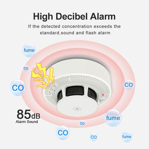 Pour Tuya haute visibilité capteur <span class=keywords><strong>photoélectrique</strong></span> détecteur <span class=keywords><strong>de</strong></span> <span class=keywords><strong>fumée</strong></span> température CO alarme WiFi activé 5 ans d'autonomie <span class=keywords><strong>de</strong></span> la batterie - Product Image 6