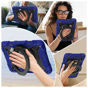 Housse de tablette pour enfants pour <span class=keywords><strong>Apple</strong></span> <span class=keywords><strong>iPad</strong></span> <span class=keywords><strong>Mini</strong></span> <span class=keywords><strong>4</strong></span> 5 étuis Support EDM Anti-chute Durable Silicone PC Protection personnalisée - Product Image 5