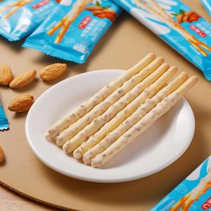 Biscuits aux morceaux de noix véritable saveur lait, délicieux bâtonnets de biscuits croustillants enrobés de <span class=keywords><strong>chocolat</strong></span>, parfaits pour les collations. - Product Image 3