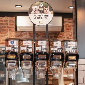 Küçük Boy Evcil Hayvan Maması Köpek Kedi Mama Kapları Toplu Mama Dağıtıcısı Evcil Hayvan Maması Sergileme için Yerçekimli Kutular - Product Image 2