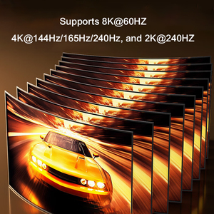 Xput สายเคเบิล2.1สายใยแก้วนำแสง <span class=keywords><strong>AOC</strong></span> 48Gbps สายความเร็วสูงแบบถัก8K 60Hz 4K <span class=keywords><strong>144hz</strong></span> สำหรับแล็ปท็อปและอุปกรณ์แสดงผล - Product Image 2