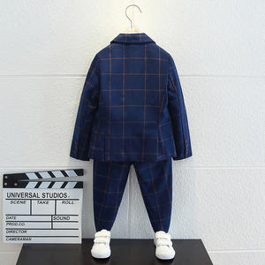 Costume de garçon pour enfants, blazer floral, <span class=keywords><strong>tenue</strong></span> de piano, performance, <span class=keywords><strong>mariage</strong></span>, anniversaire, costume élégant pour garçon, vêtements printemps automne, 2-14 ans - Product Image 4