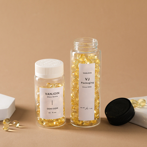 <span class=keywords><strong>100ml</strong></span>/150ml tùy chỉnh màu sắc thủy tinh borosilicate chai viên nang với nhựa & nhôm vít nắp cho sức khỏe bổ sung bao bì - Product Image 1