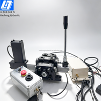 Haohong DCV60 60 litres/min, commande à distance sans fil proportionnelle, valve directionnelle sectionnelle hydraulique bidirectionnelle 315 bars, 1