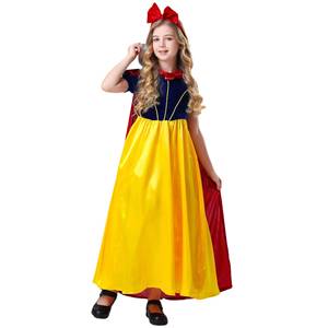 Costume de scène pour enfants sur le thème des contes de fées d'Halloween, costume de princesse blanche-neige mignon pour enfants - Product Image 5