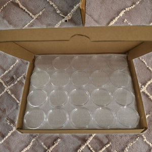 Прозрачные капсулы для монет Hanwen из полистирола, толщиной 2 мм, для американских долларов, 38 мм, 39 мм, 40,6 мм, для рукоделия, 50 шт. в коробке - Product Image 4