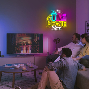 Meistverkaufte Snack-Neonschilder zum Aufhängen für Kino, Theater, Videoräume, Speisewagen, Dessertpartys, Ultrahelle Mome Neonschilder - Product Image 4