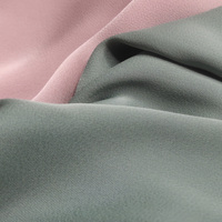 Tissu de vente chaude polyester imitation acétate tissé duchesse tissu pour vêtements pour femmes à la mode