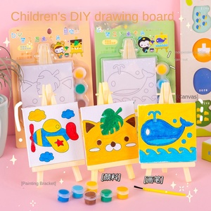 Estante dibujo DIY juguetes creativo hecho a mano pintura al óleo puesto regalos para niños para jardín de infantes y uso doméstico al por mayor - Product Image 1